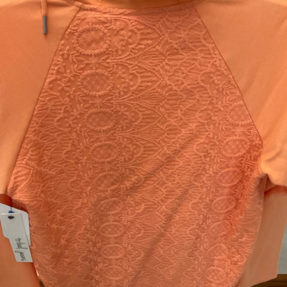 NWT Tribal Jeans Apricot Full Front Zip Hoodie, Women’s Sz P/S - Picture 4 of 10